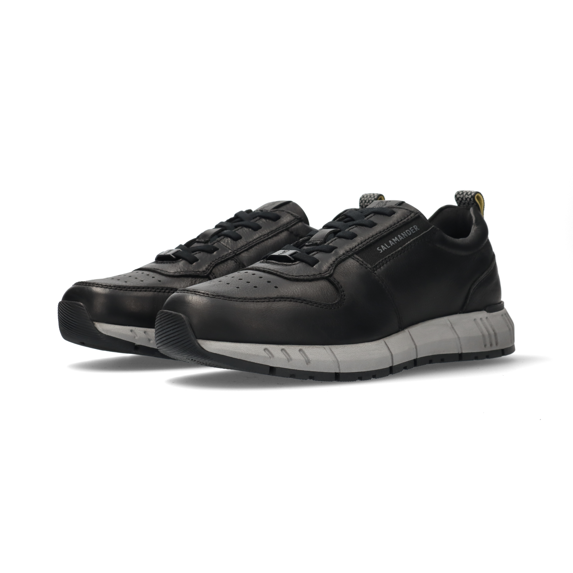 LEDER SNEAKER SCHWARZ