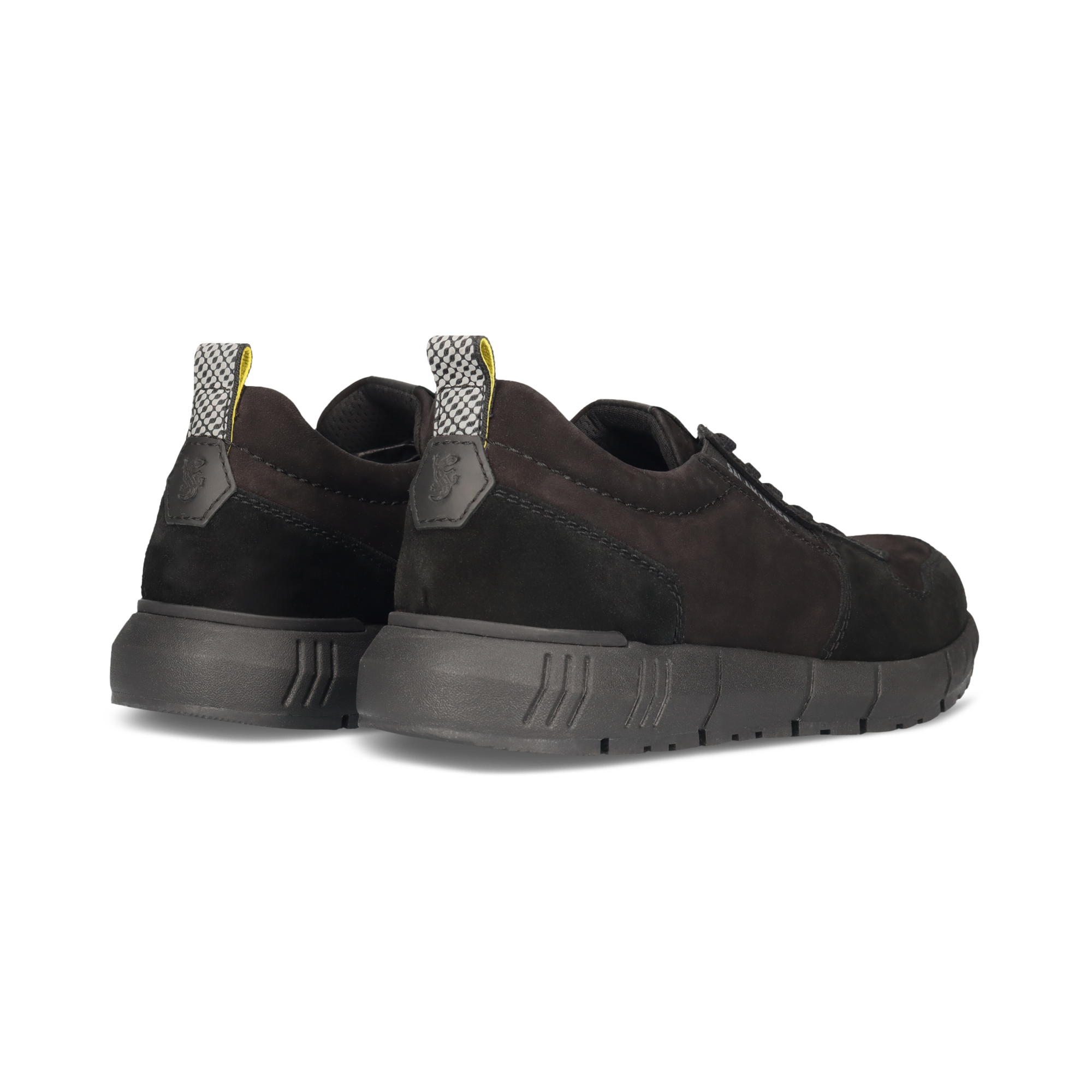 LEDER SNEAKER SCHWARZ