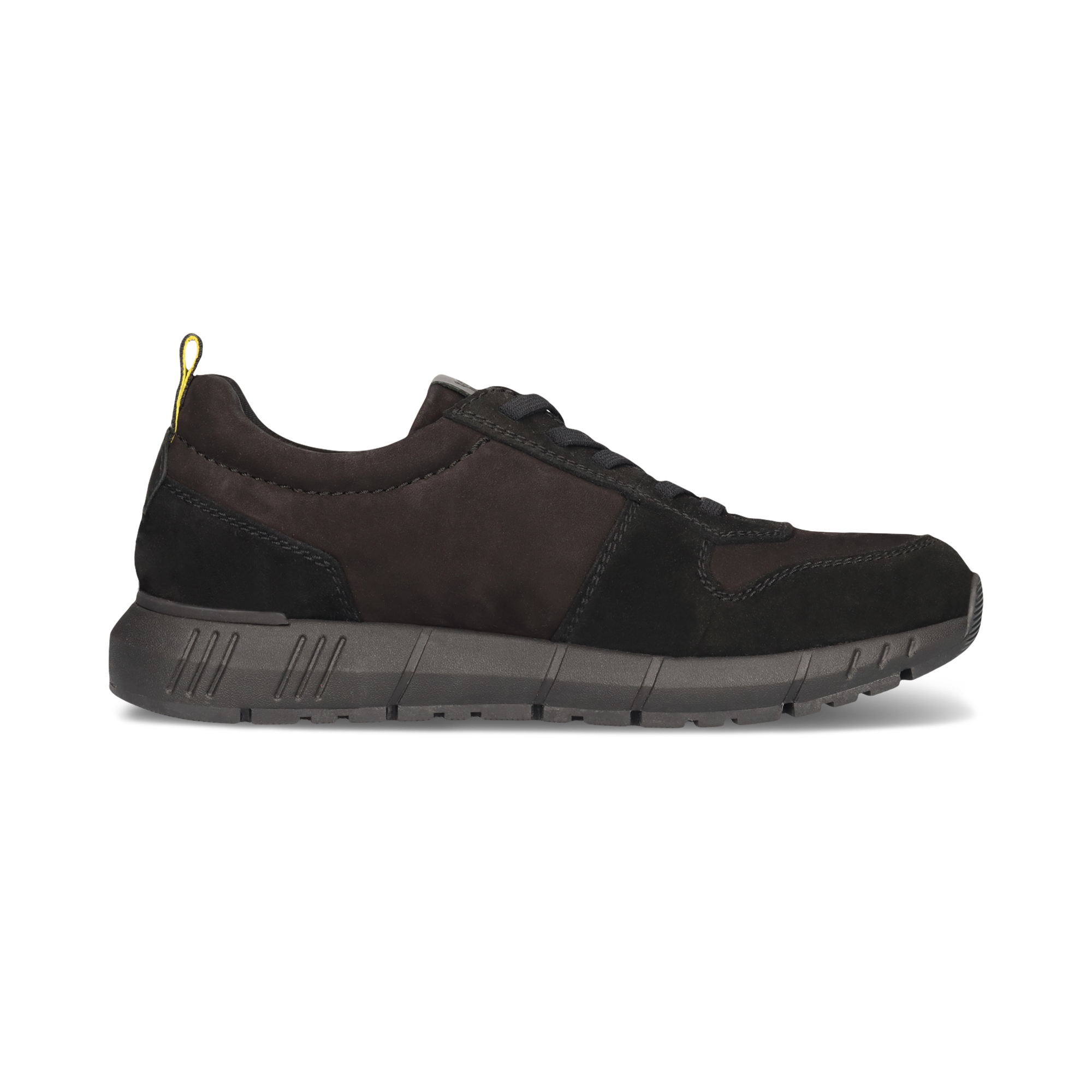 LEDER SNEAKER SCHWARZ