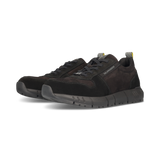 LEDER SNEAKER SCHWARZ