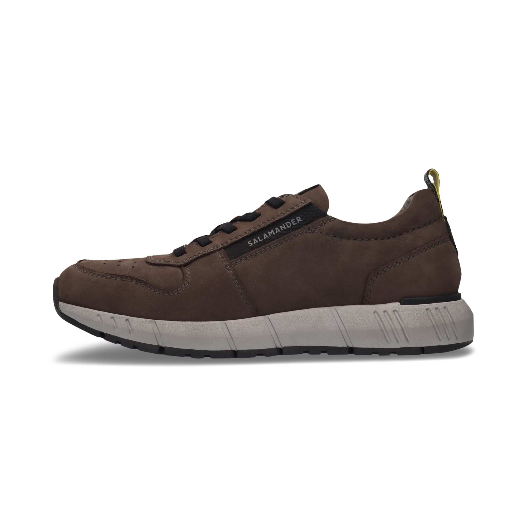LEDER SNEAKER DUNKELGRAU