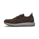 LEDER SNEAKER DUNKELGRAU