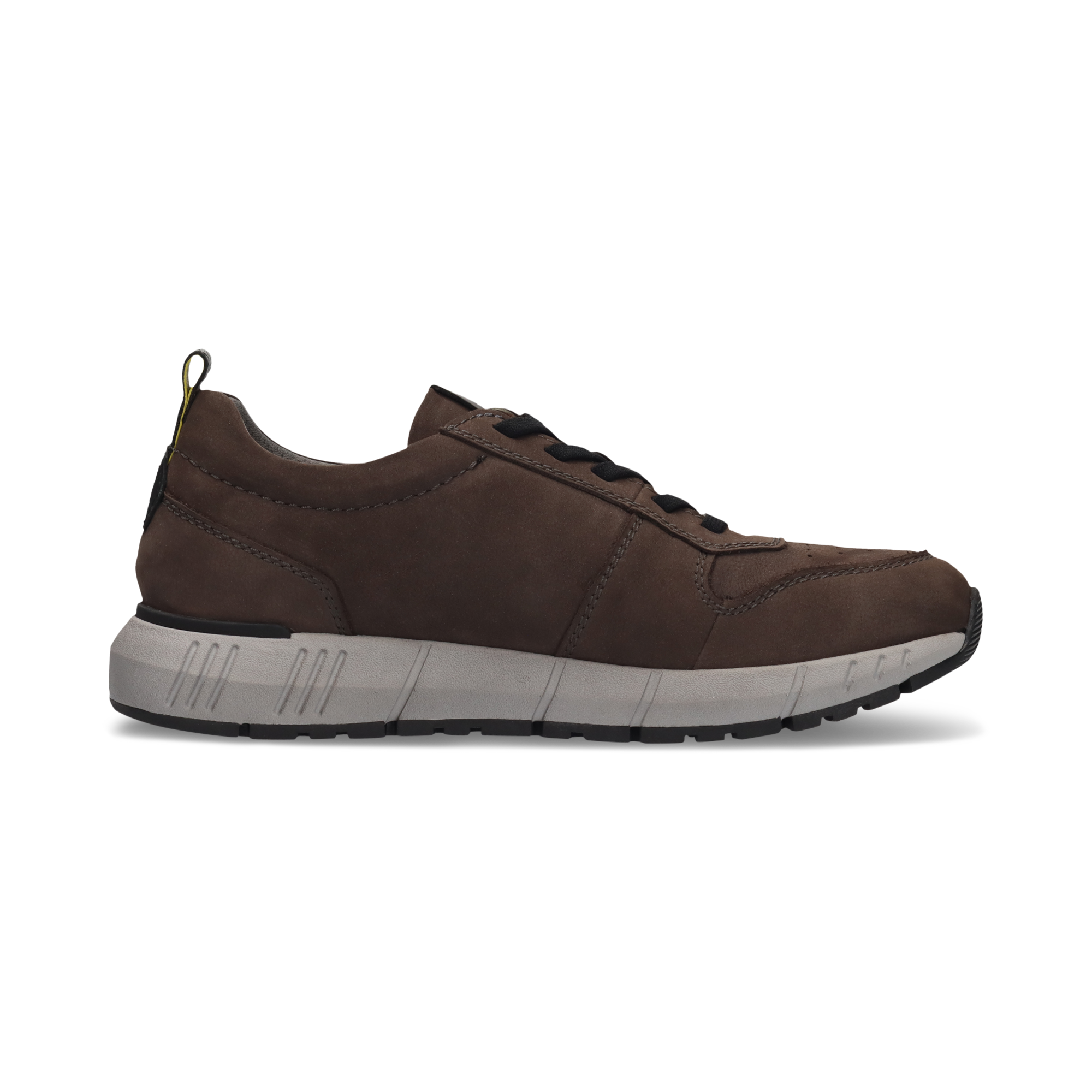 LEDER SNEAKER DUNKELGRAU