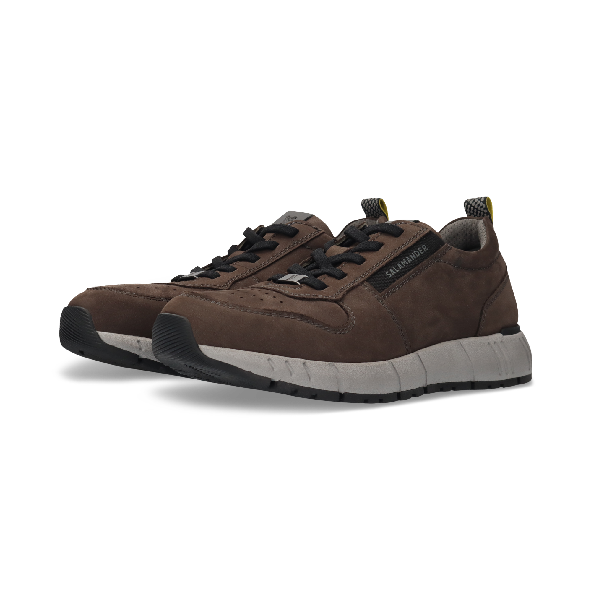 LEDER SNEAKER DUNKELGRAU
