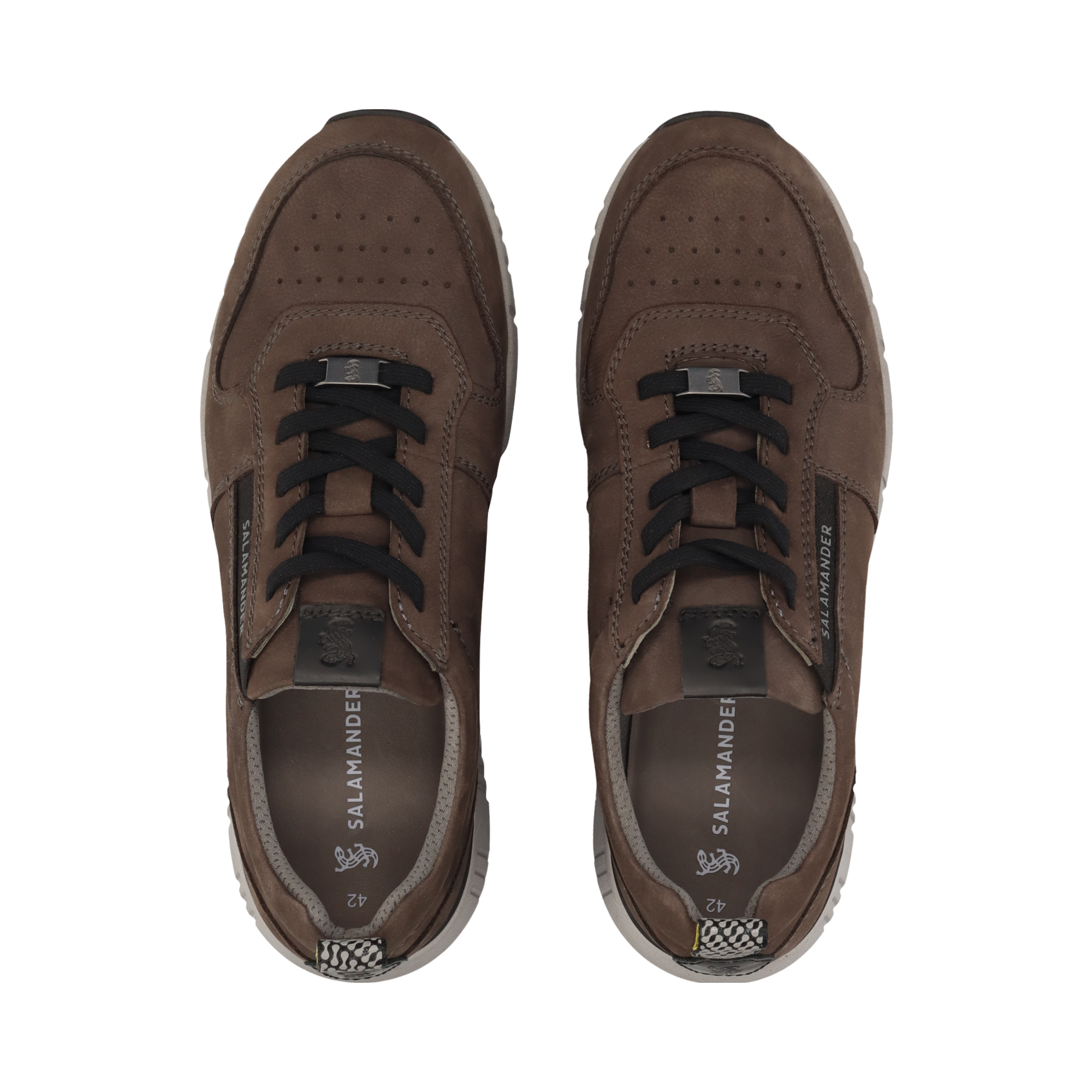 LEDER SNEAKER DUNKELGRAU