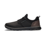 LEDER SNEAKER SCHWARZ
