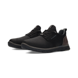 LEDER SNEAKER SCHWARZ