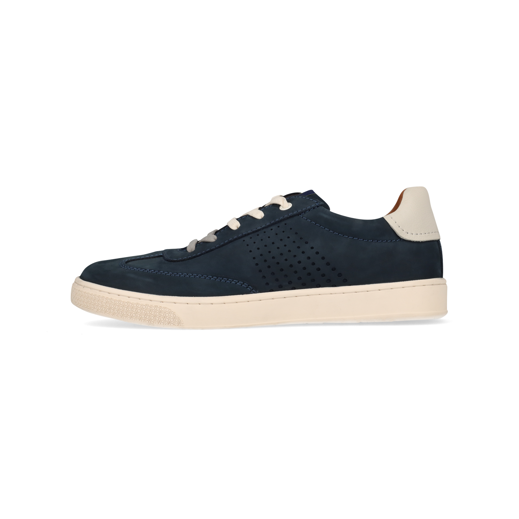 Leder Sneaker blau