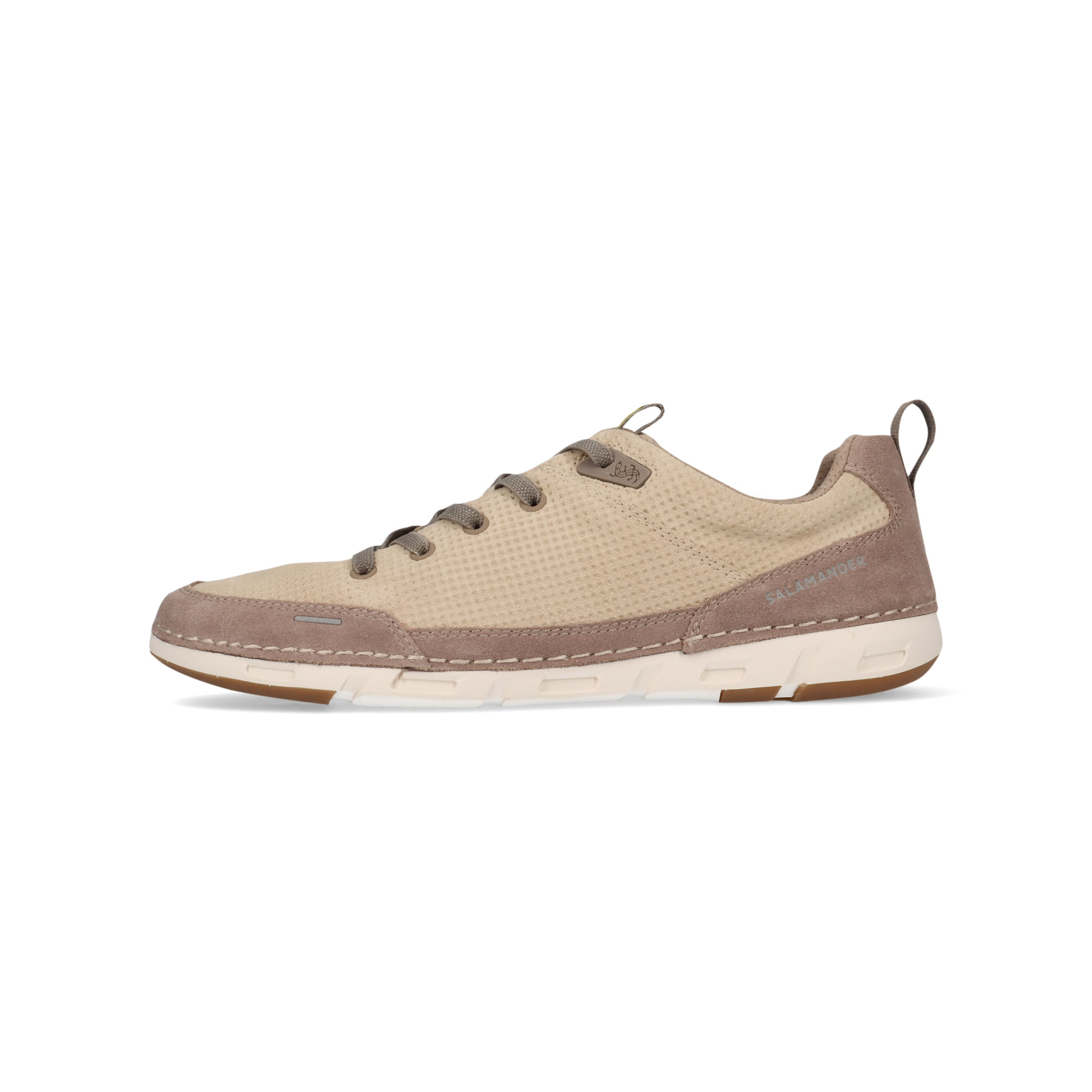 Leder Schnürer beige