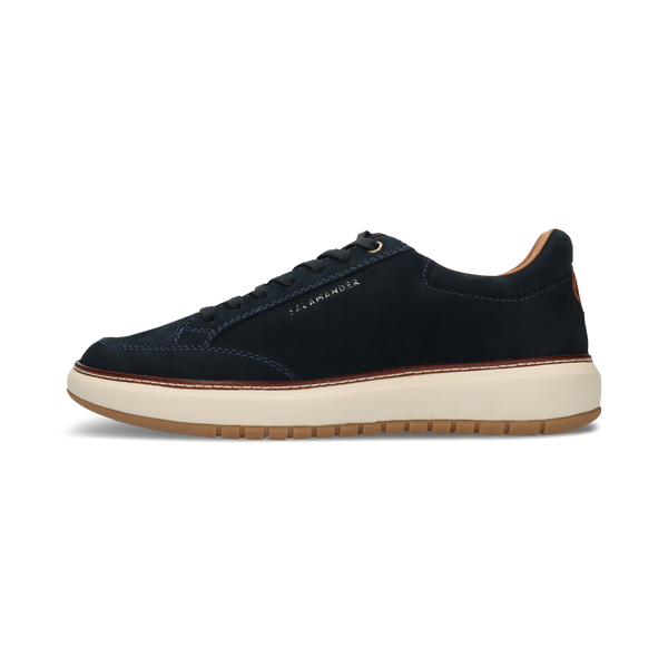 Salamander Sneaker Basse Uomo In Pelle Grezza - Lacci Elastici, Suola Antiscivolo, Colore Tortora, Stile Elegante E Sportivo - 3