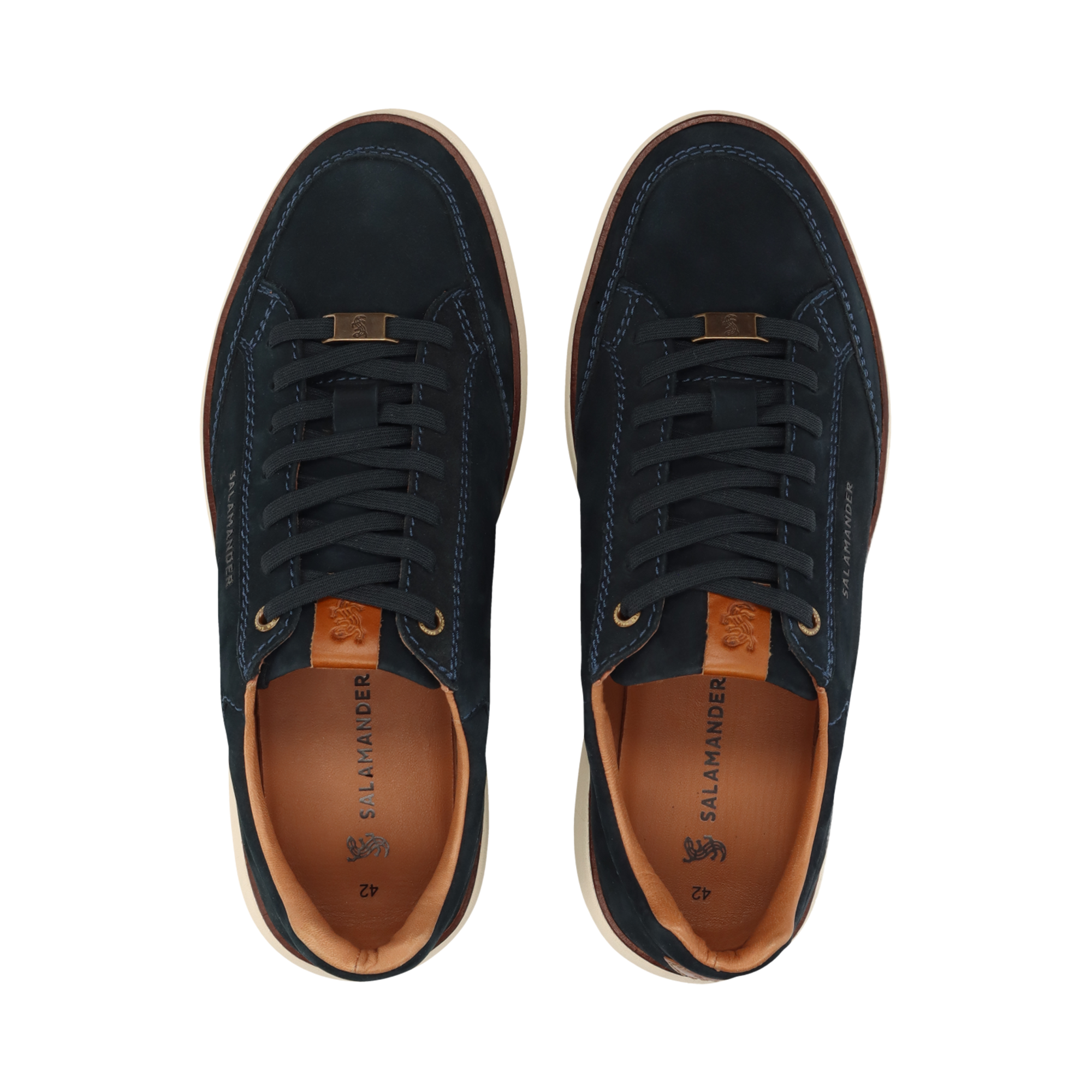 LEATHER SNEAKERS DARK BLUE