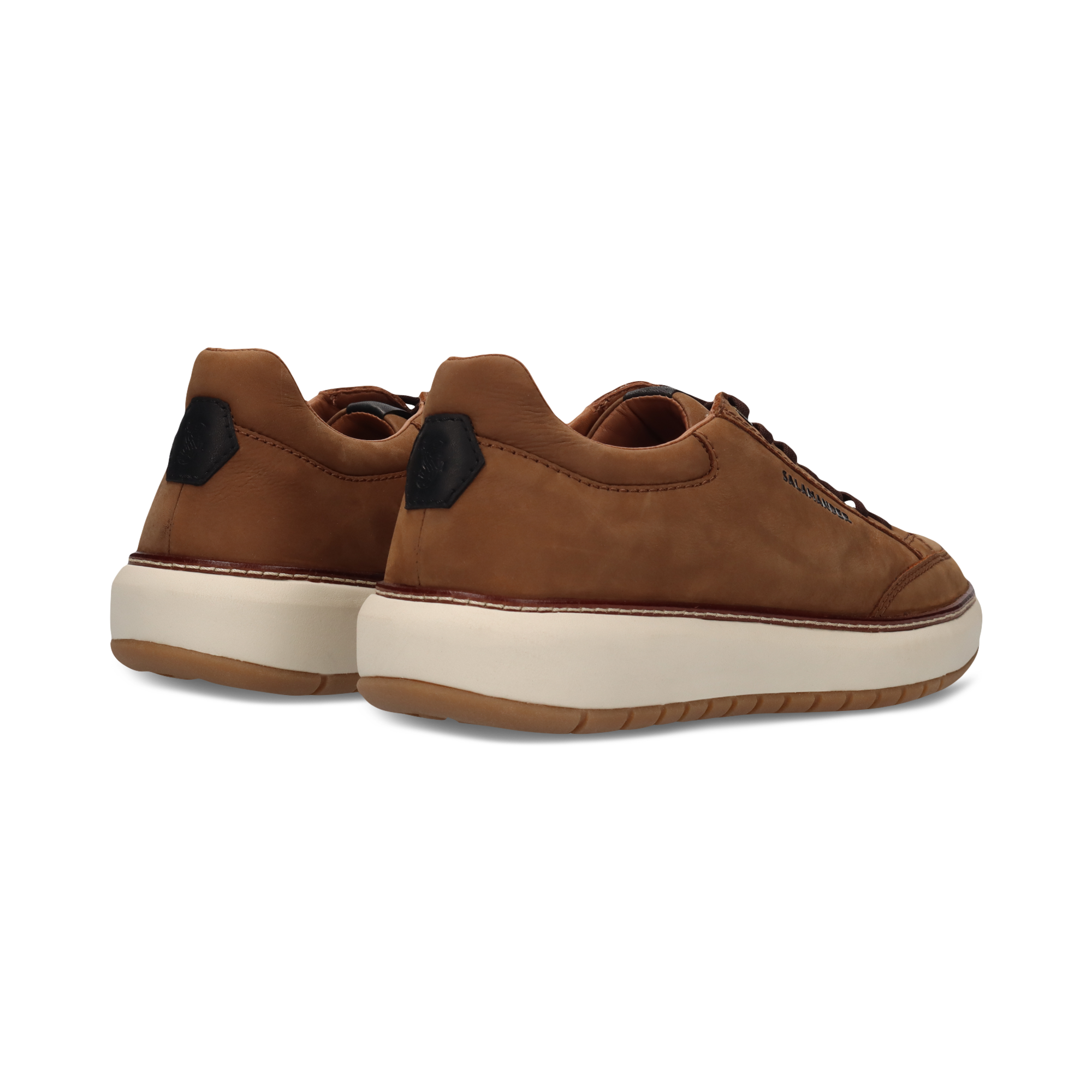 LEDER SNEAKER HELLBRAUN