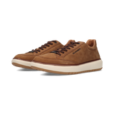 LEDER SNEAKER HELLBRAUN
