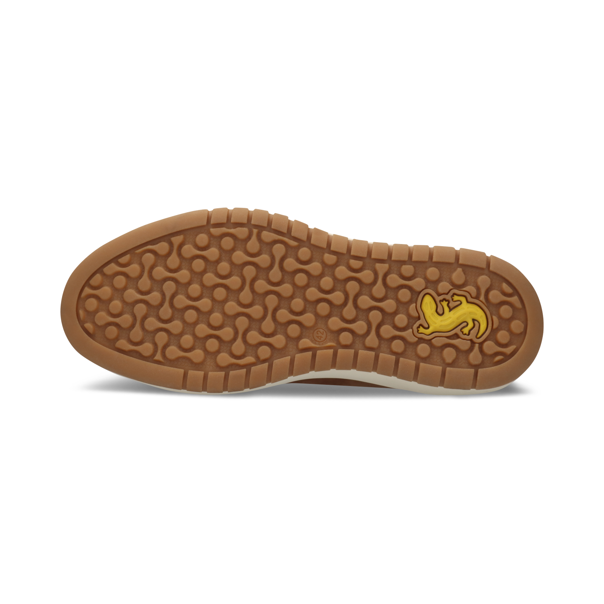 LEDER SNEAKER HELLBRAUN