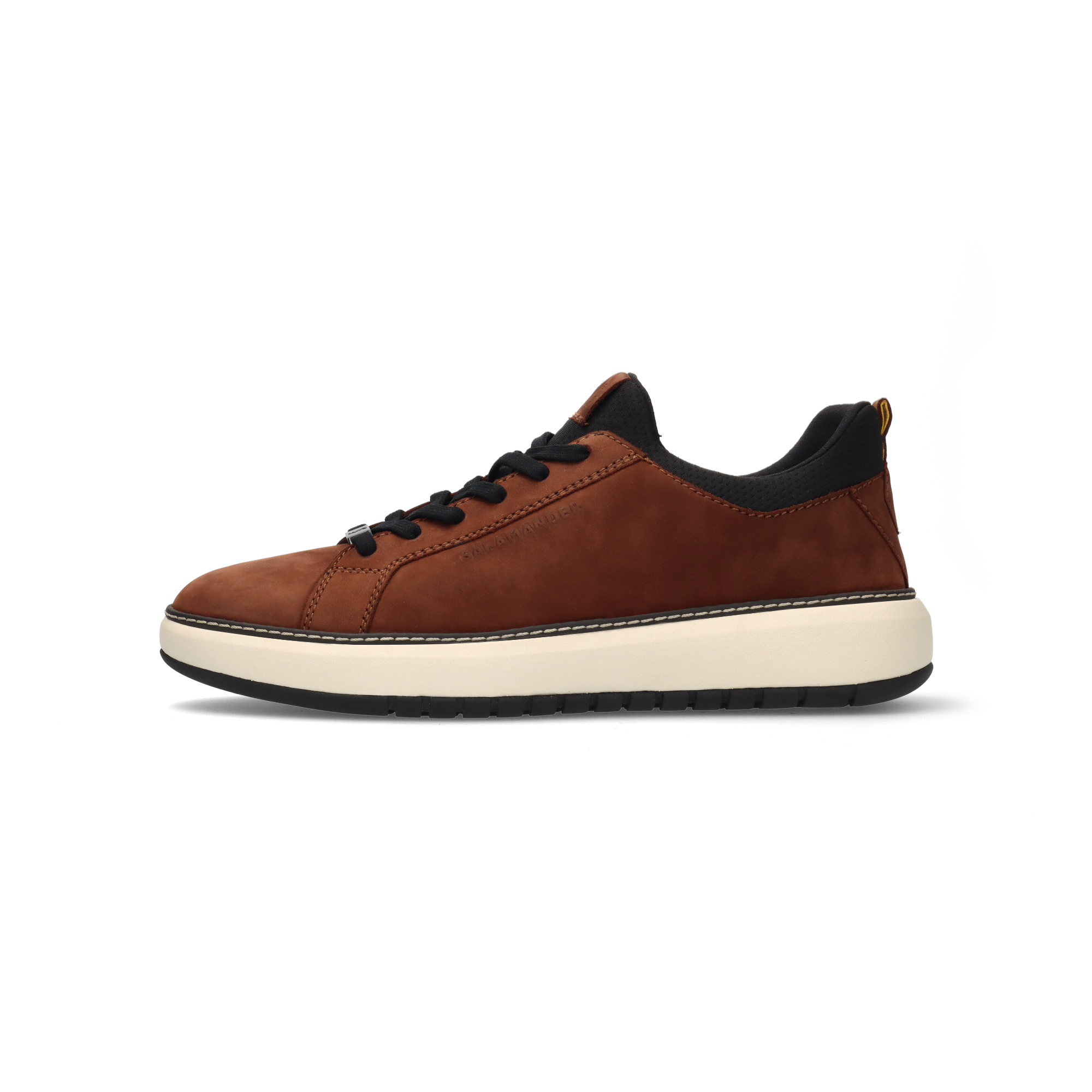Nubuck leather sneakers dark brown