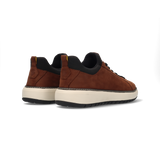 Nubuck leather sneakers dark brown