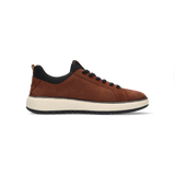 Nubuck leather sneakers dark brown