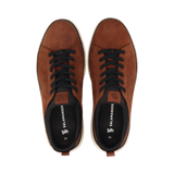 Nubuck leather sneakers dark brown