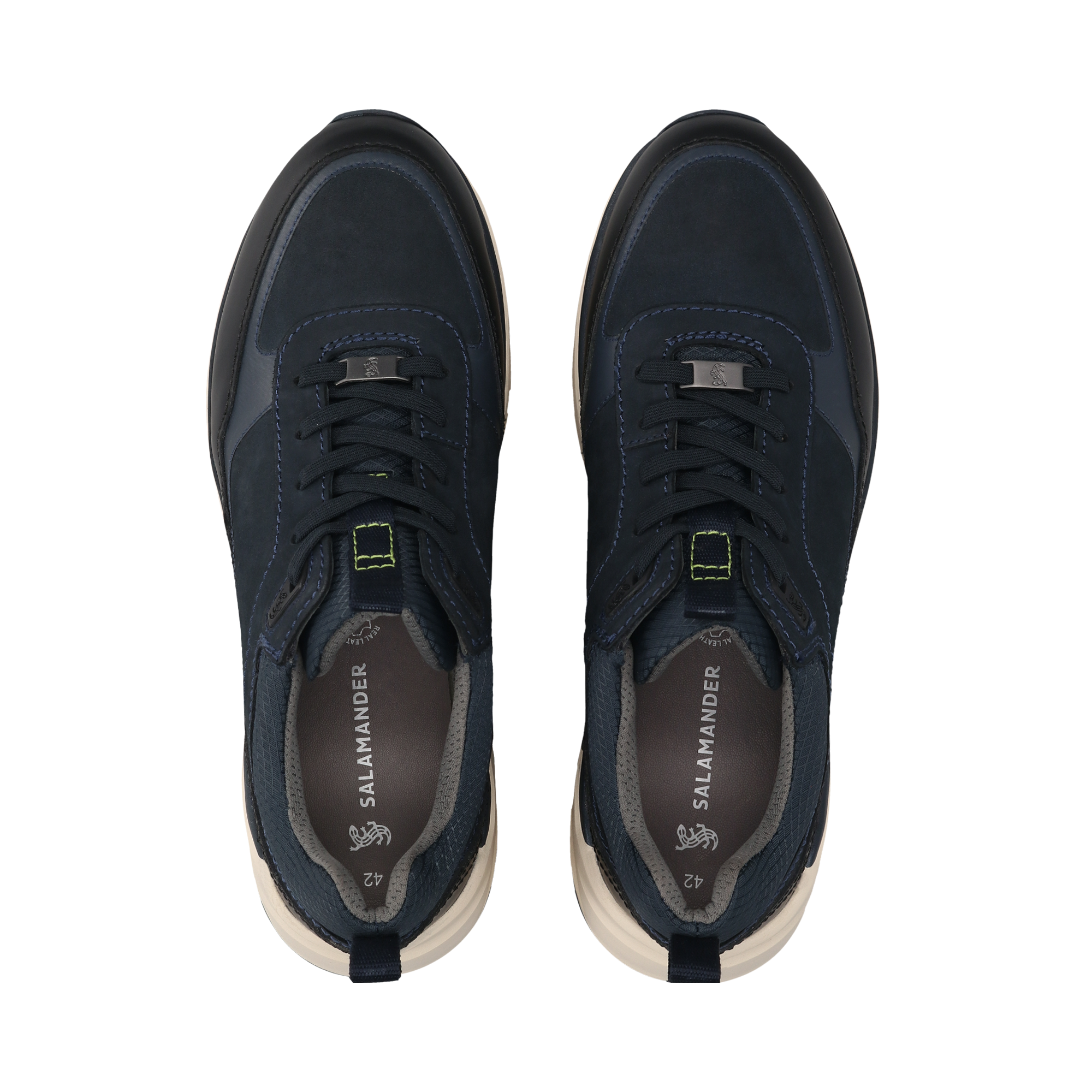 LEATHER SNEAKERS DARK BLUE/BLACK
