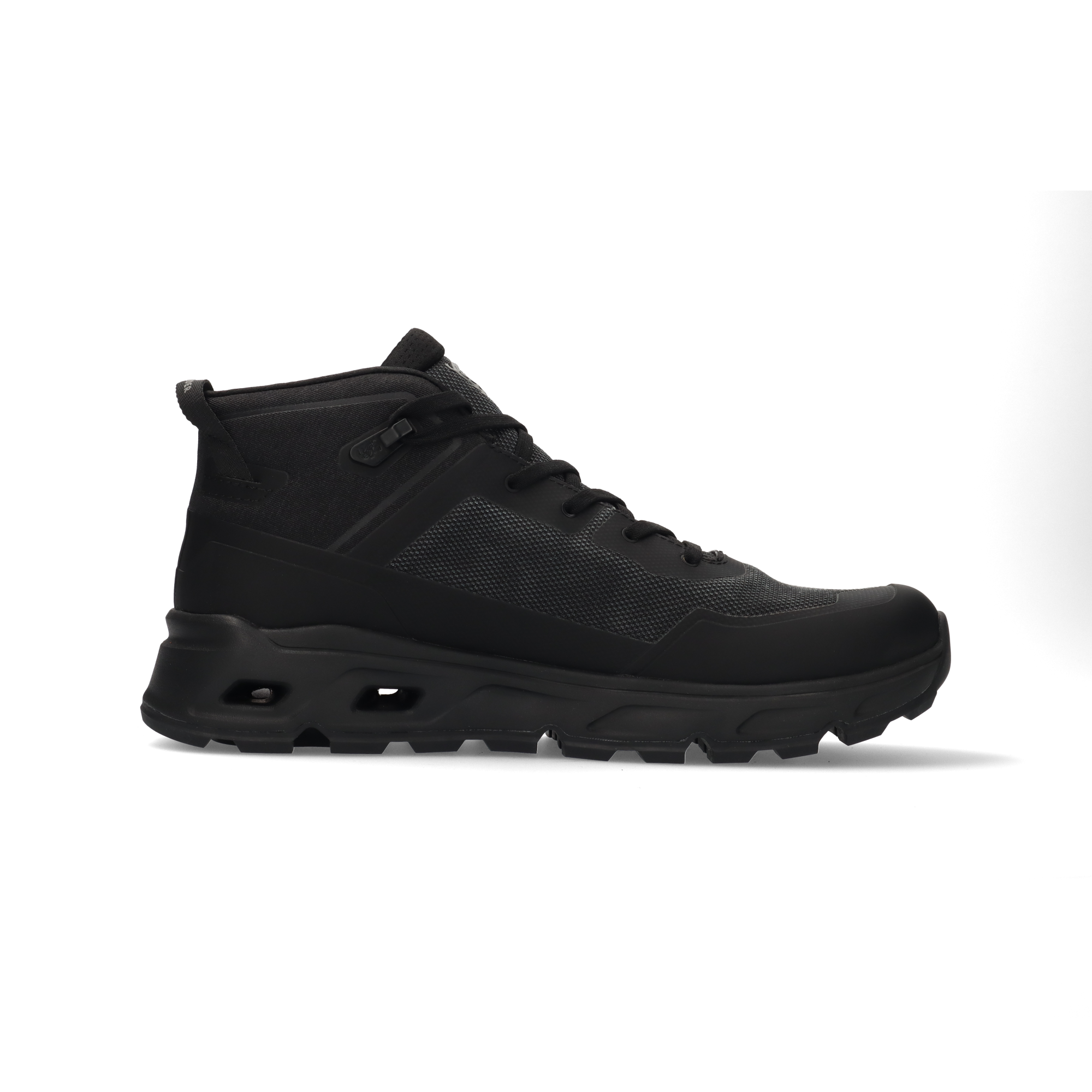 Schnürstiefel in Schwarz