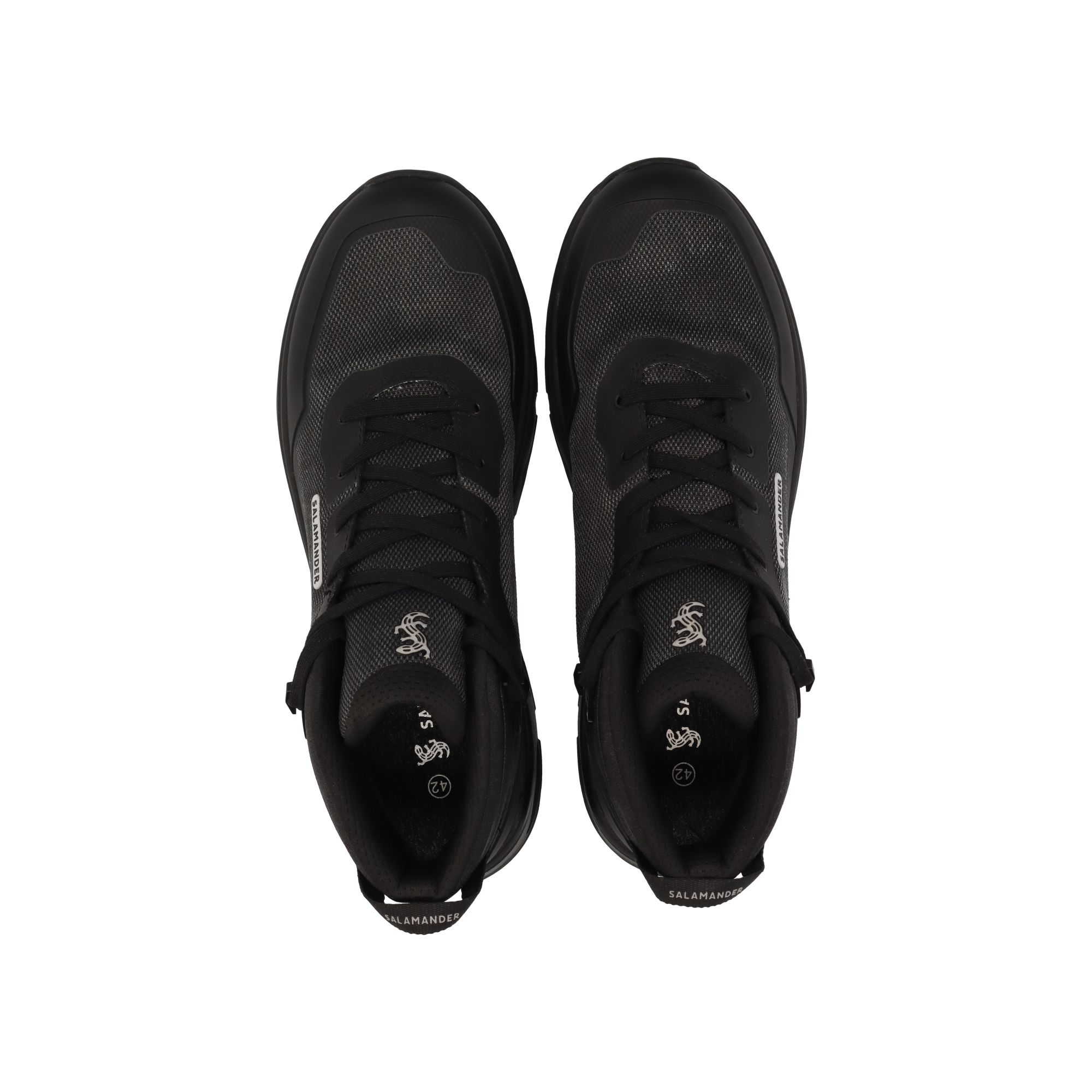 Schnürstiefel in Schwarz