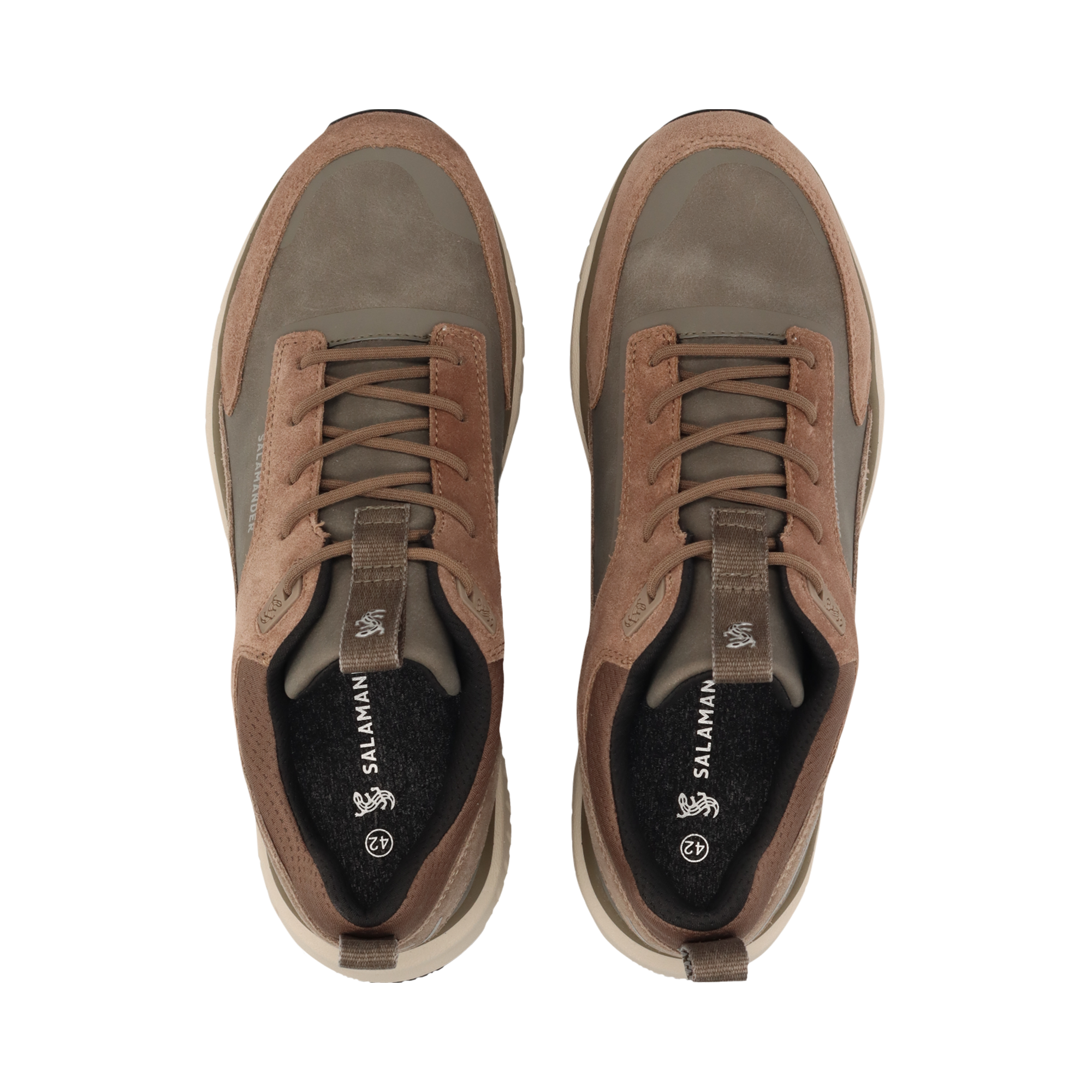 SNEAKER TAUPE/GRÜN
