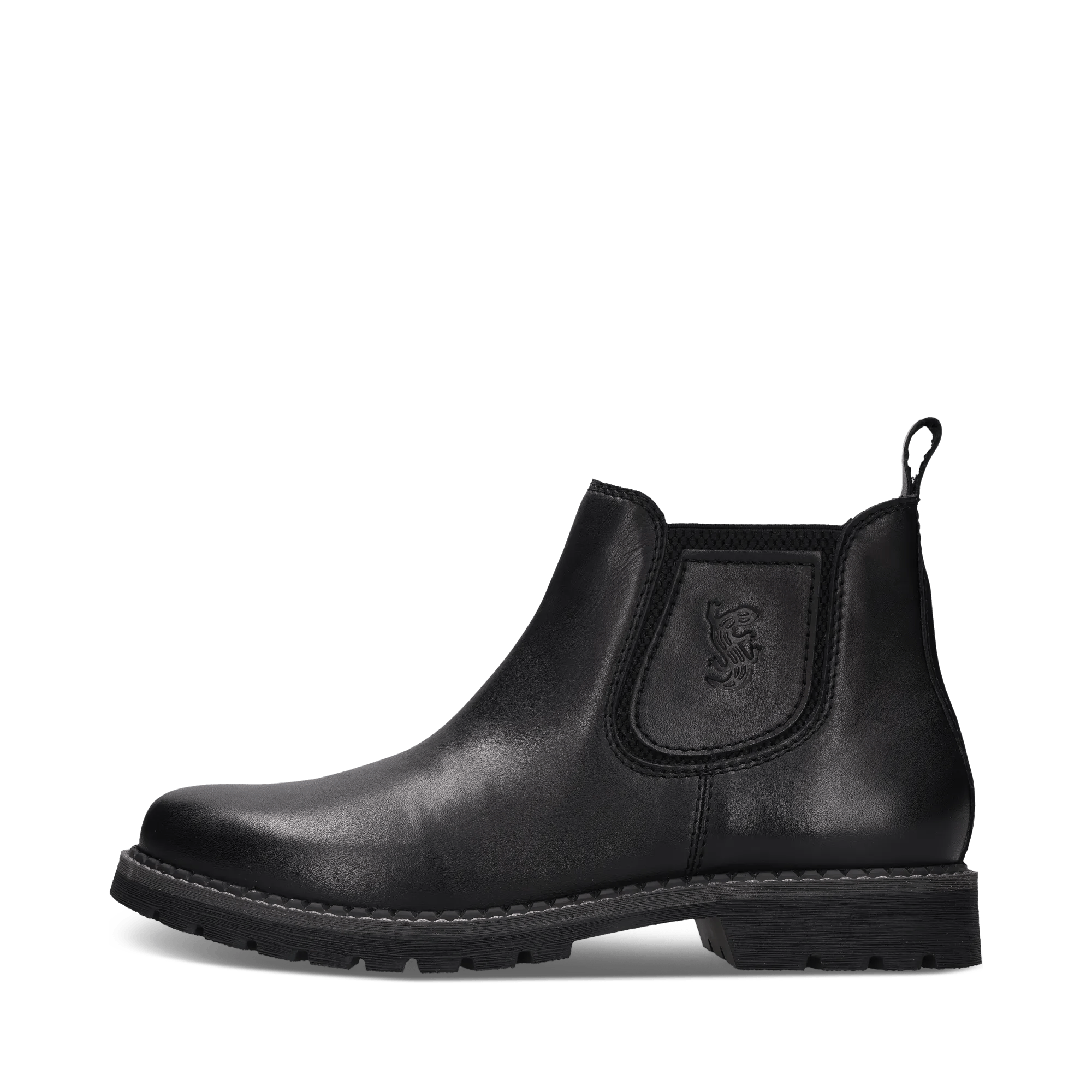 Schwarze Chelsea Boot aus Leder