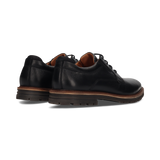 Leder Business-Schnürschuhe in Schwarz