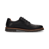 Leder Business-Schnürschuhe in Schwarz