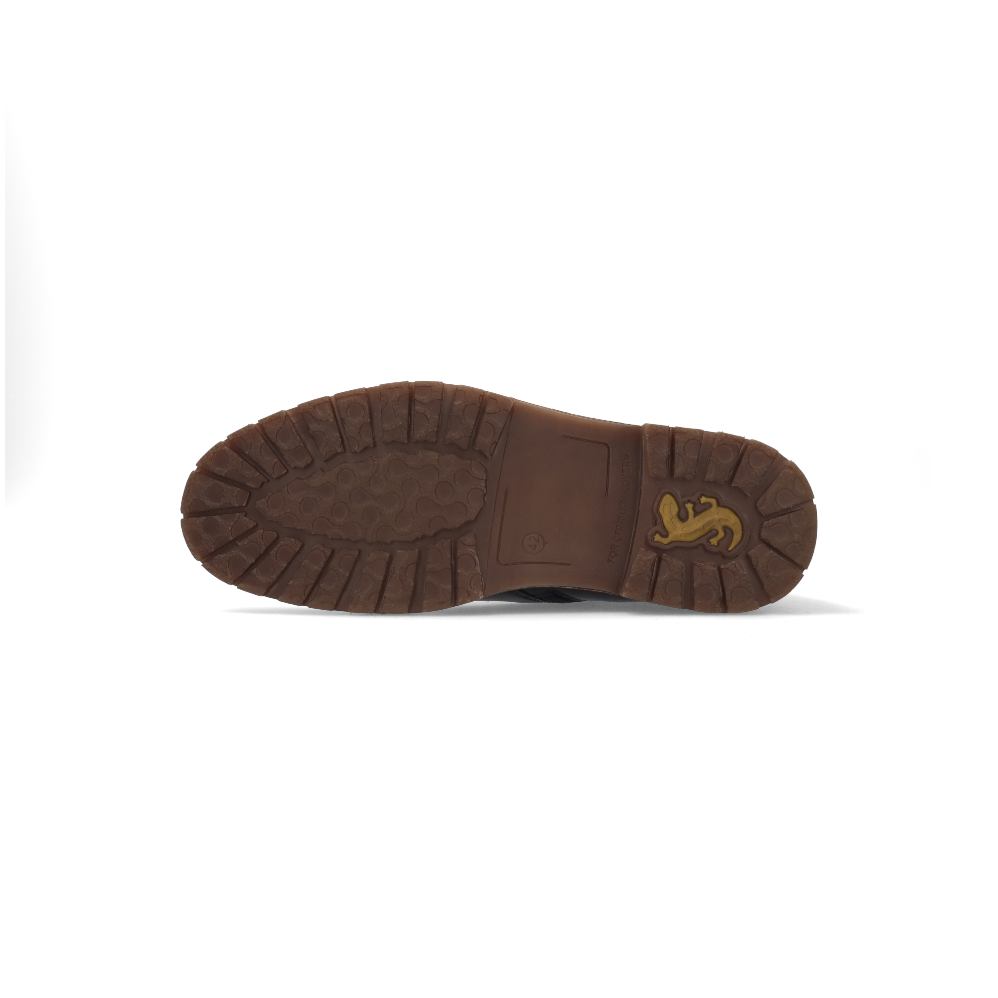LEDER SCHNÜRSTIEFEL DUNKELBRAUN