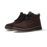 LEDER SCHNÜRSCHUH DUNKELGRAU