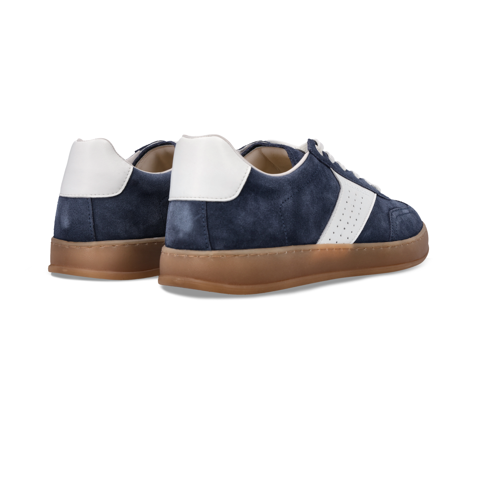 Leder Sneaker Blau