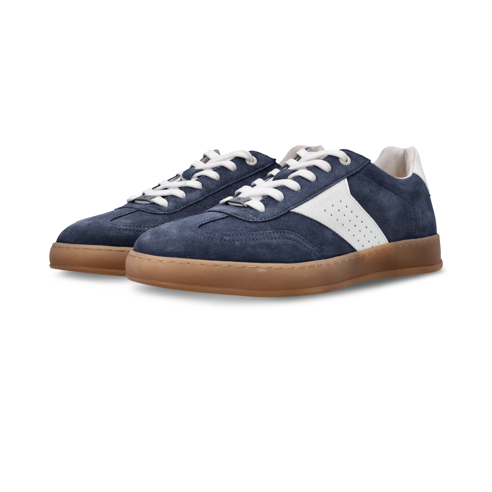 Leder Sneaker Blau