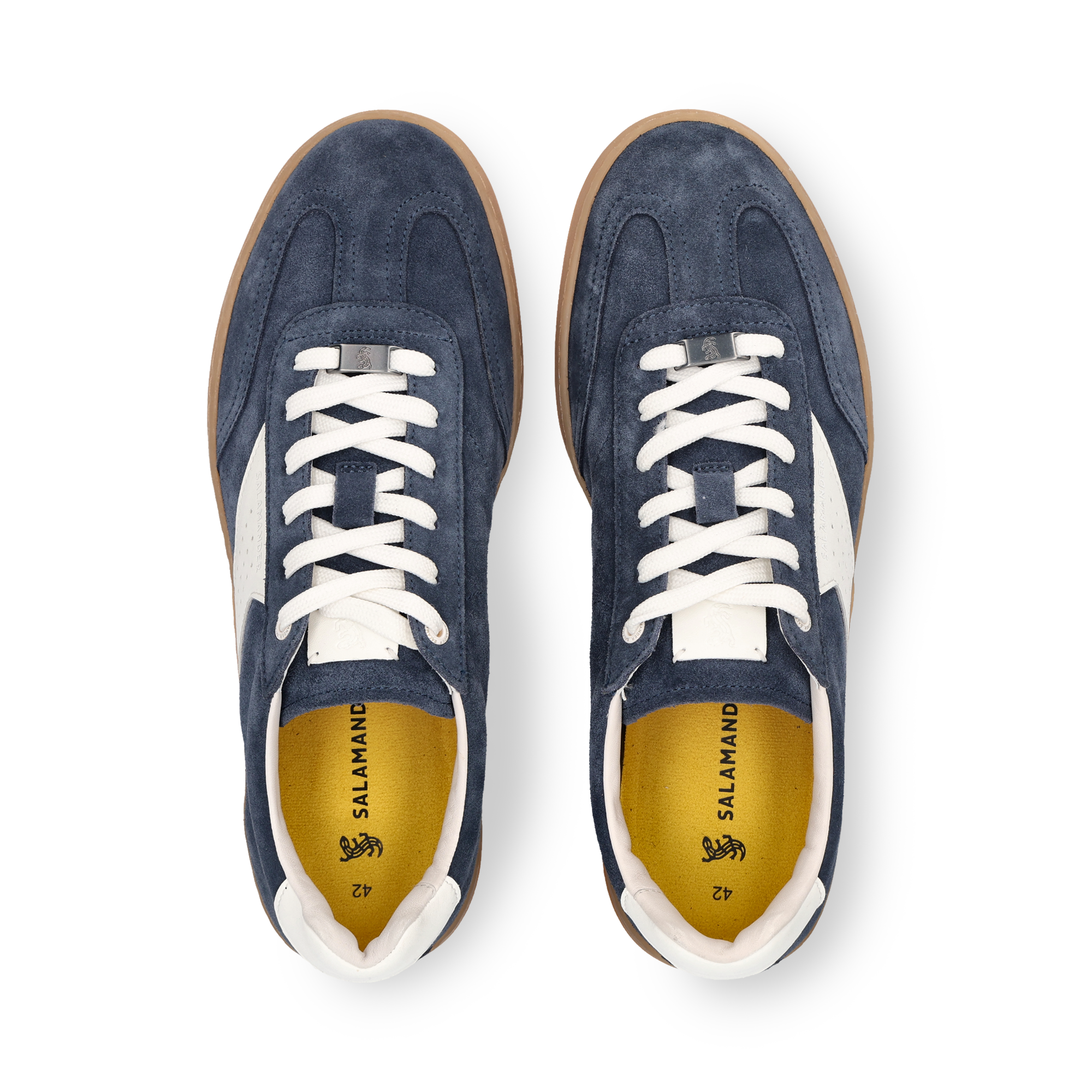 Leder Sneaker Blau
