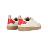 Leder Schnürer Weiß