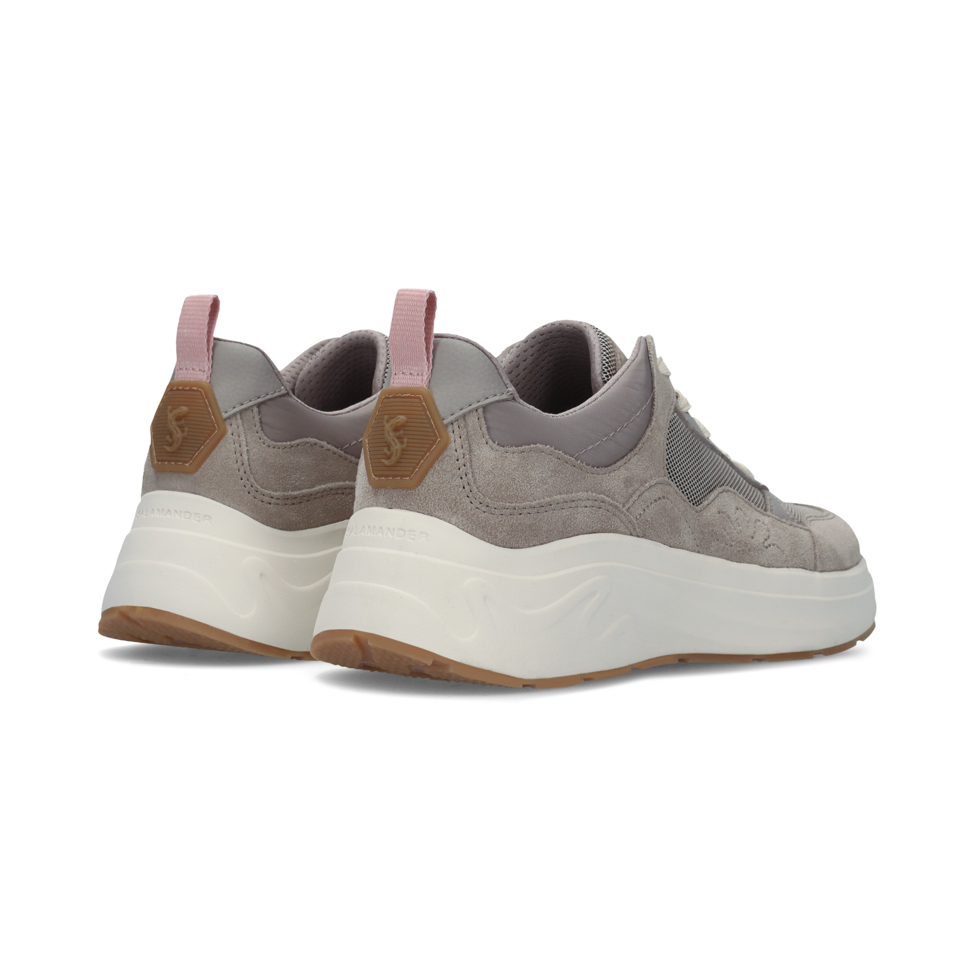 SNEAKERS LIGHT GRAY/PINK