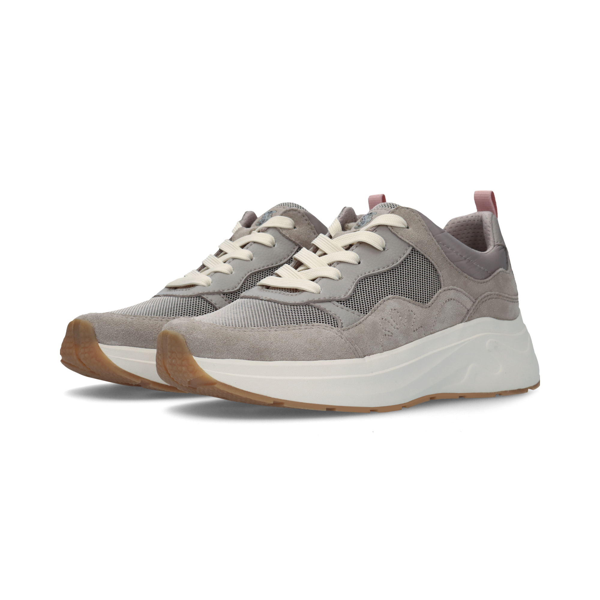 SNEAKERS LIGHT GRAY/PINK