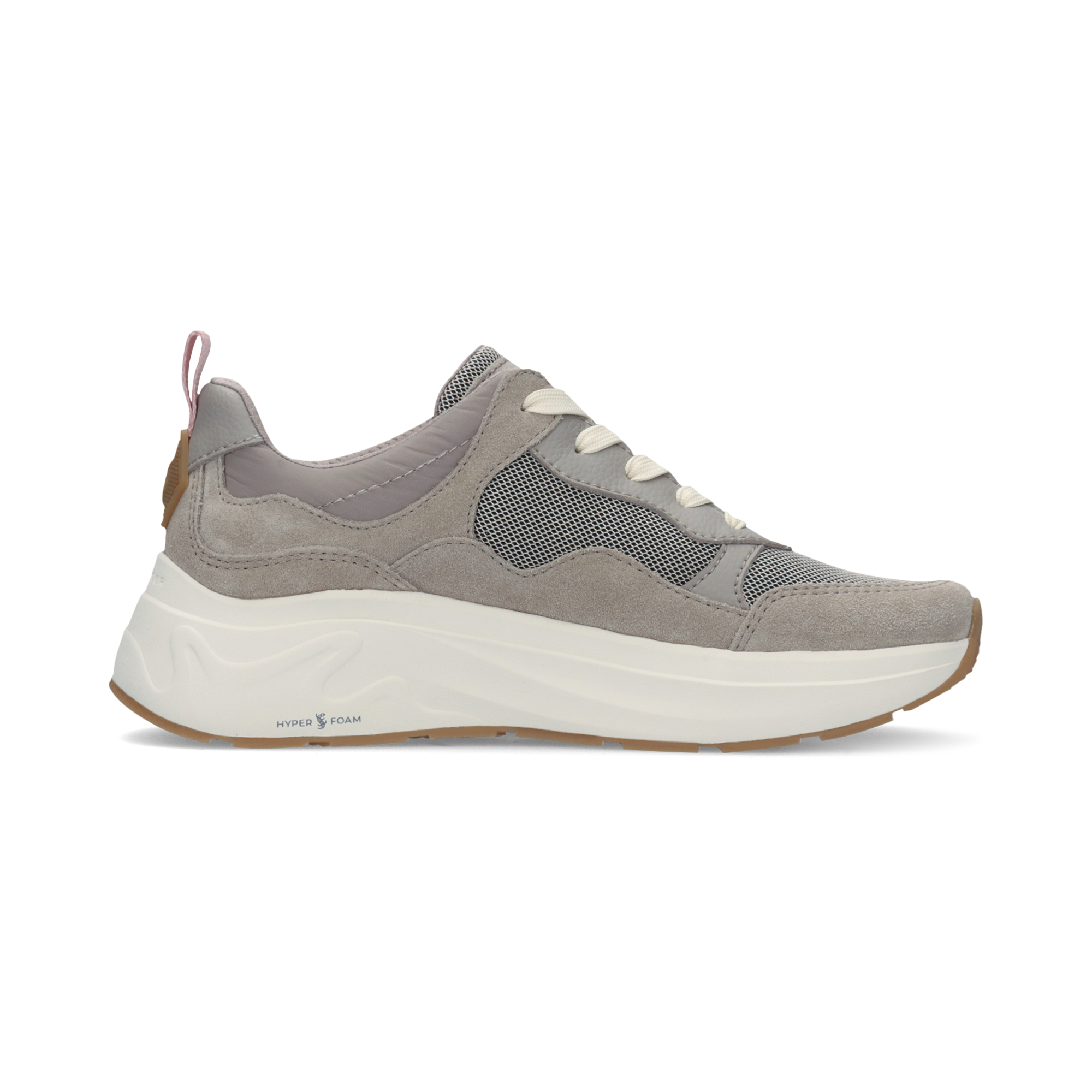 Sneaker Hellgrau/Rosa