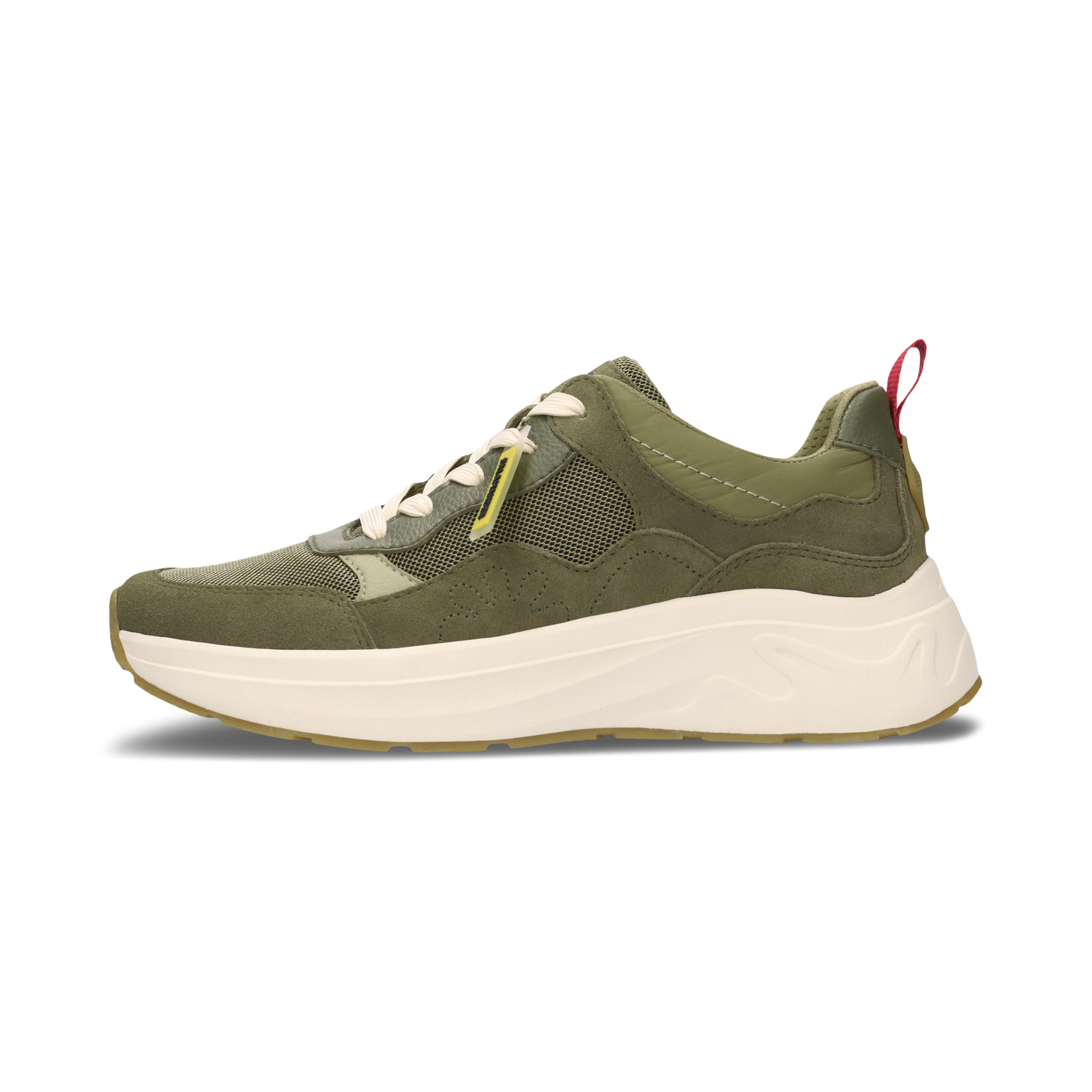 LEATHER SNEAKERS DARK GREEN/GREEN