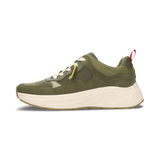 LEDER SNEAKER DUNKELGRÜN/GRÜN