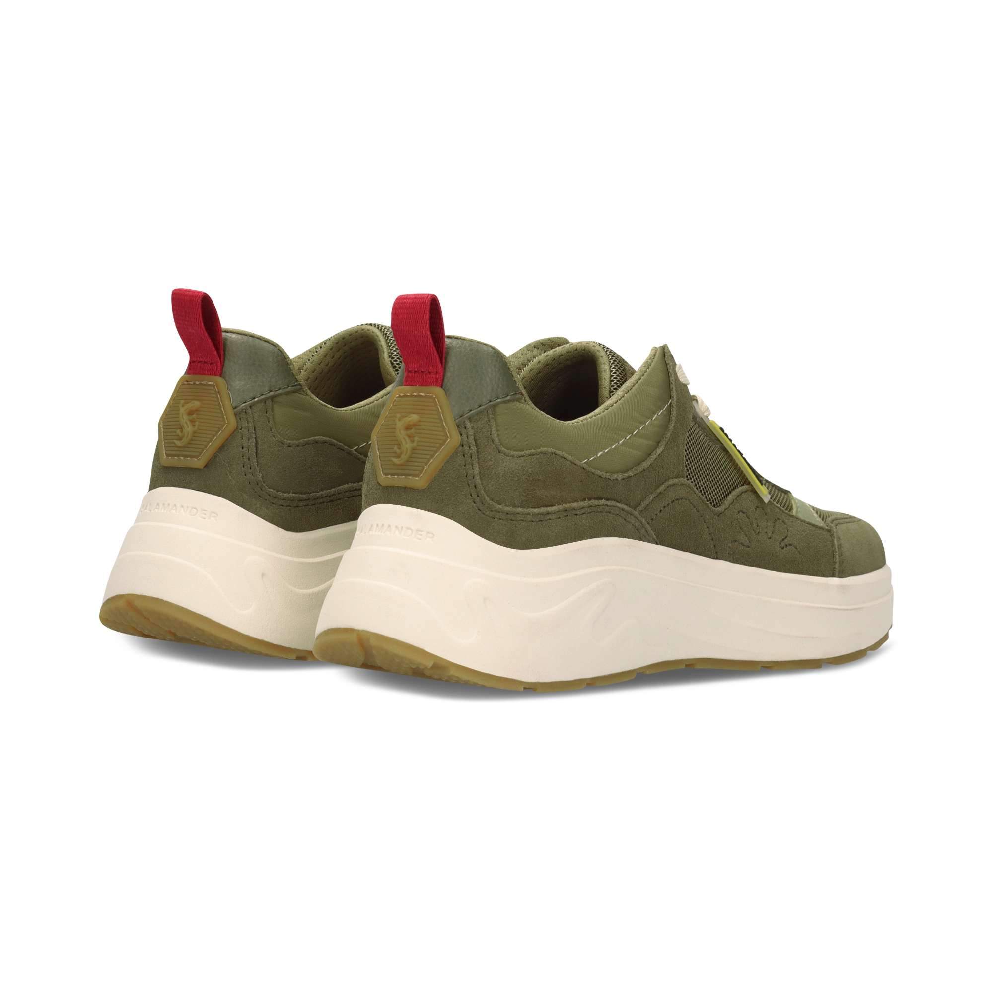 LEATHER SNEAKERS DARK GREEN/GREEN