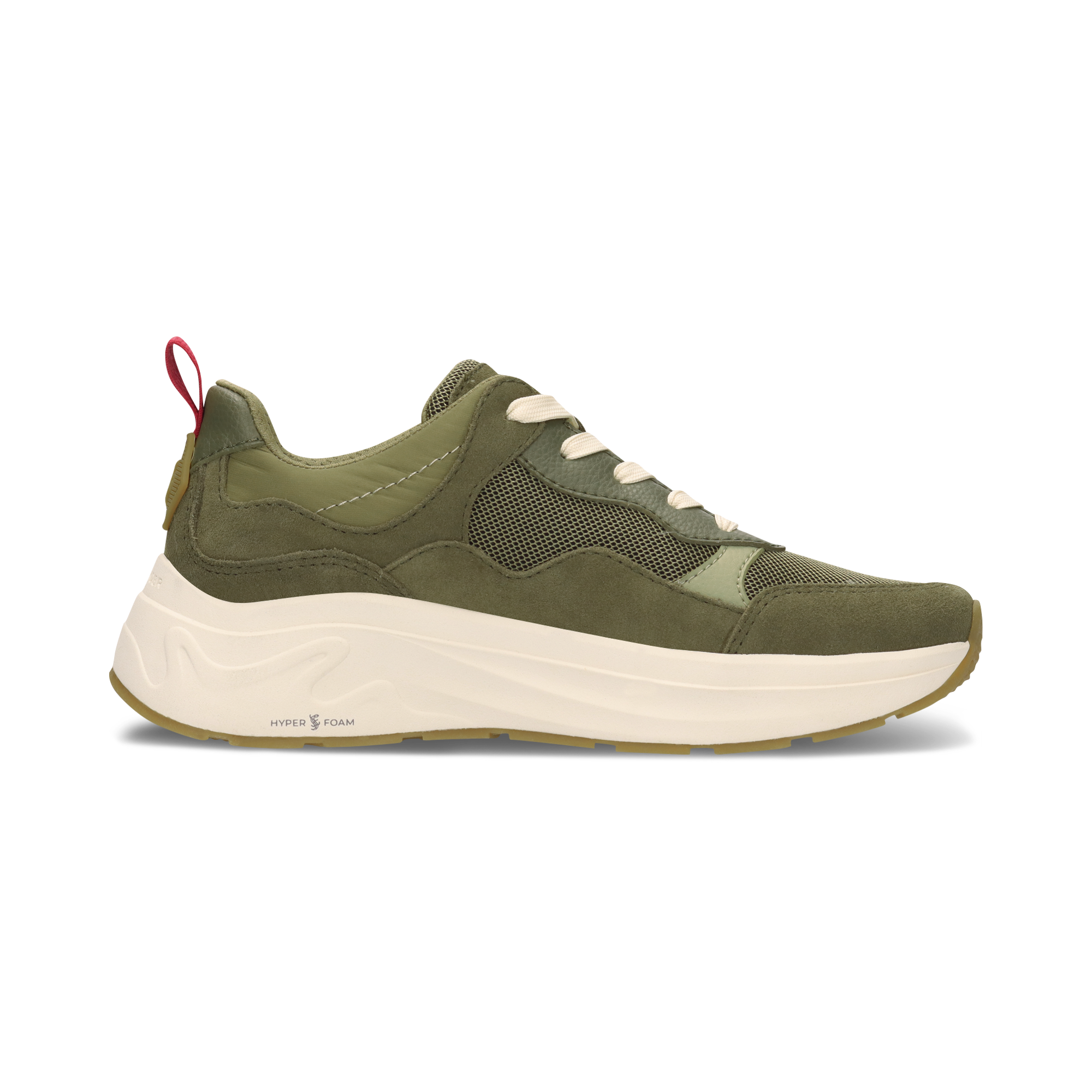 LEATHER SNEAKERS DARK GREEN/GREEN