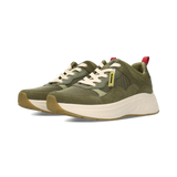 LEDER SNEAKER DUNKELGRÜN/GRÜN