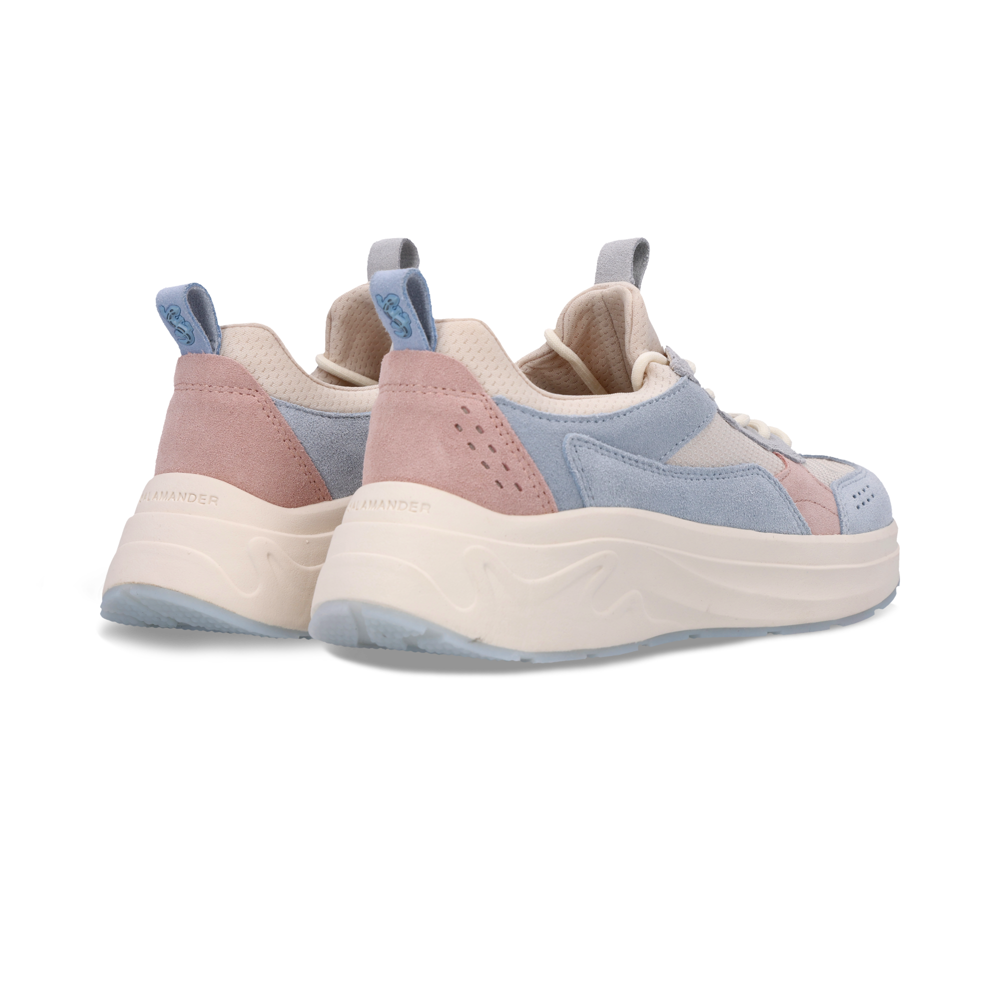 Leather Sneaker light blue