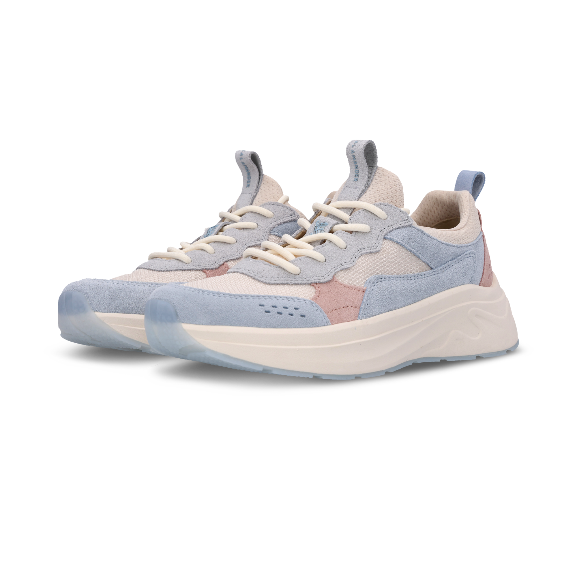 Leather Sneaker light blue