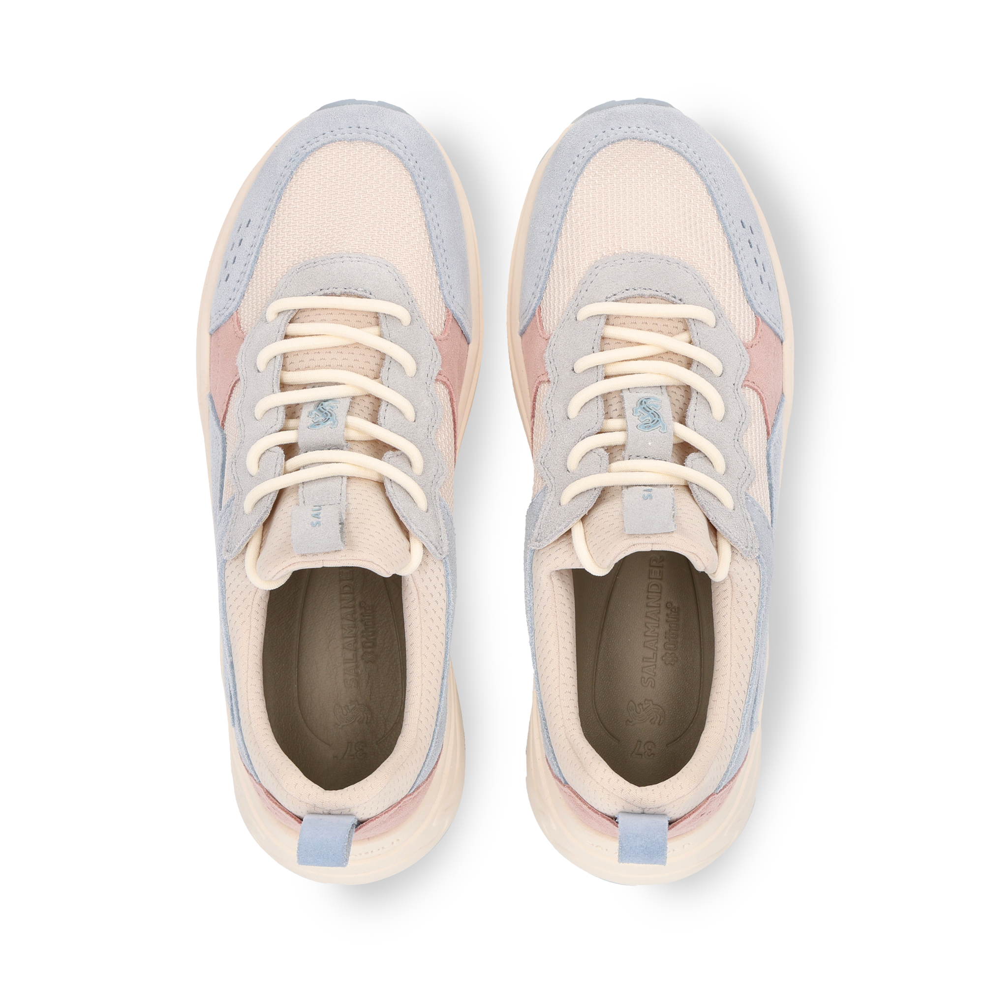 Leather Sneaker light blue
