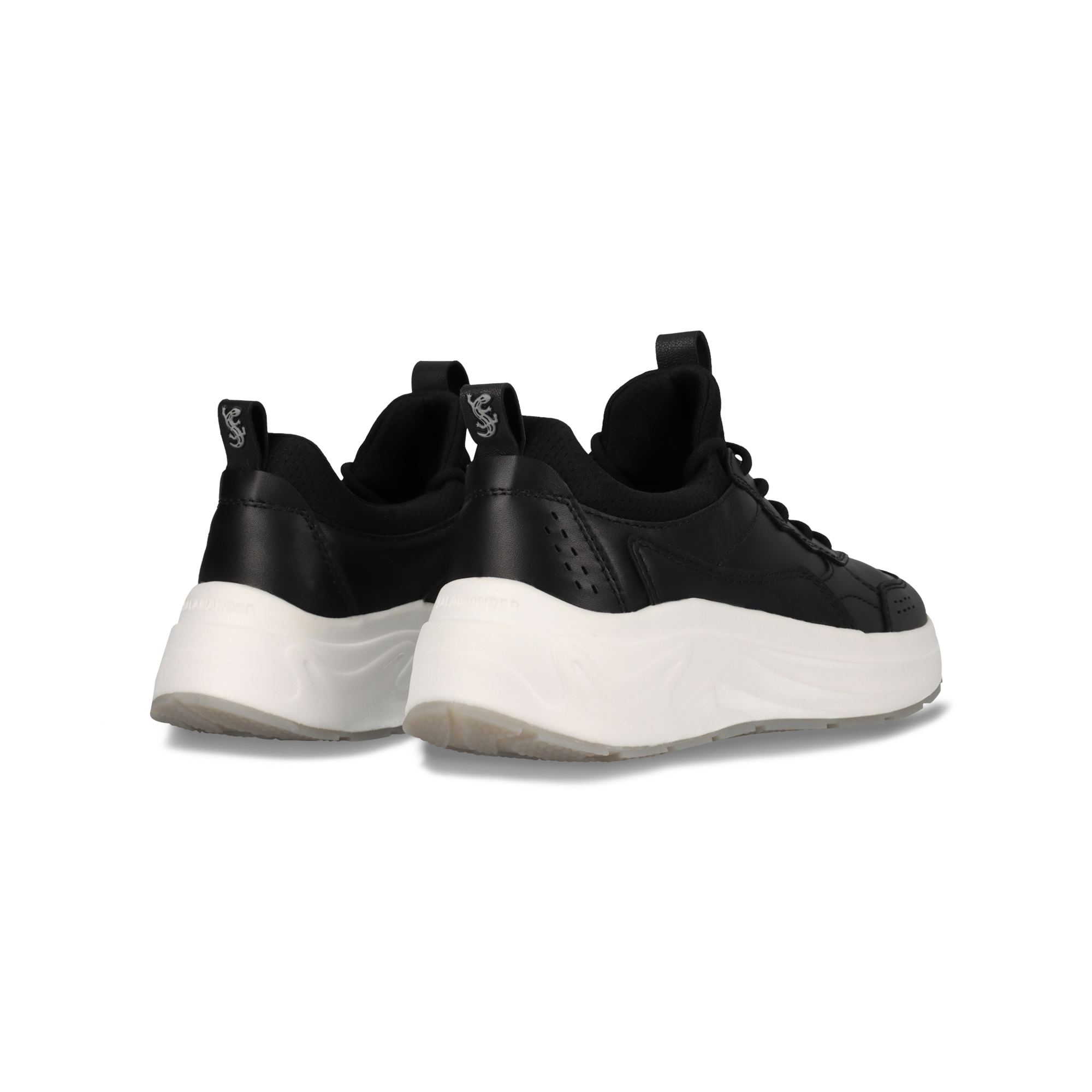 Leder Sneaker Schwarz