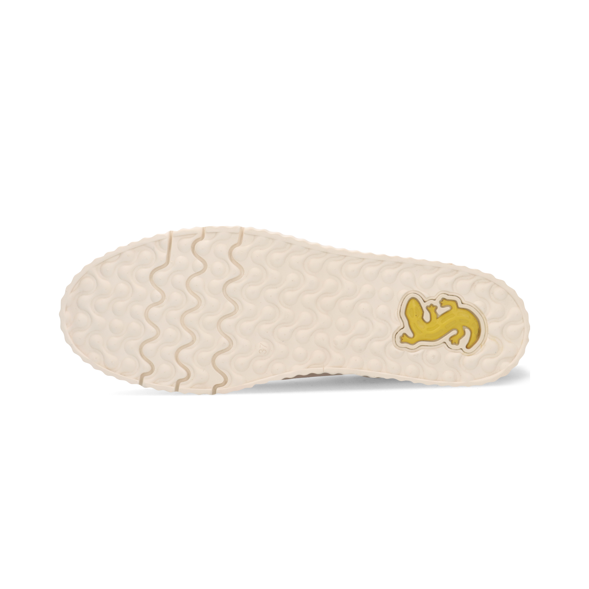 Leather Sneakers Sand/Red