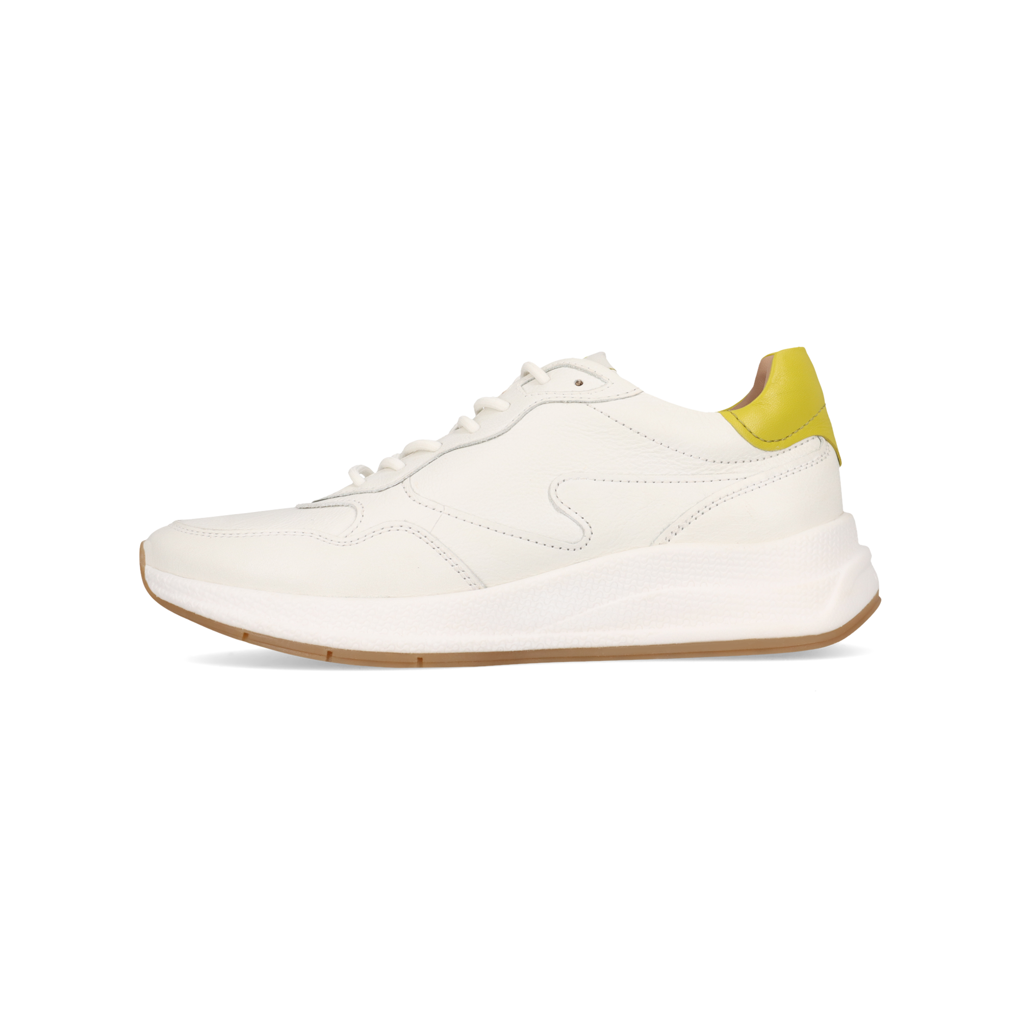 Salamander Sneaker Uomo Slip-On Bianco/Grigio – Tessuto Sintetico Leggero, Plantare Rimovibile