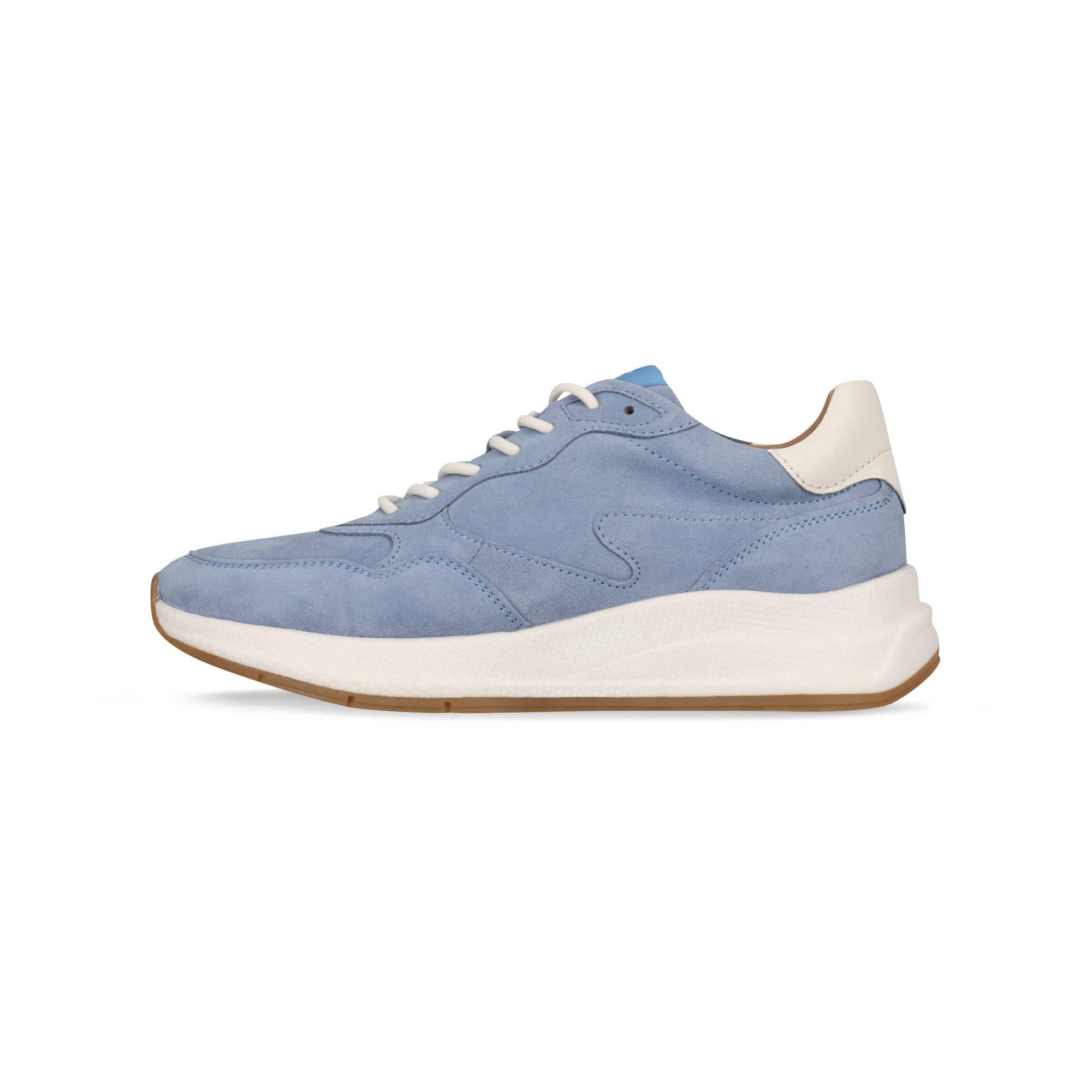 Leder Sneaker blau